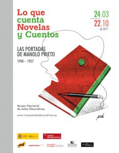 Anuncio exposición "Lo que cuenta Novelas y Cuentos" Manolo Prieto
